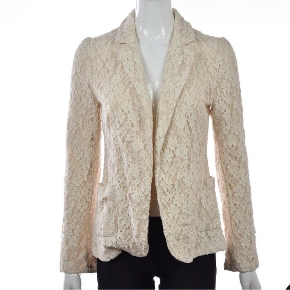 Rory Beca Ivory Lace Blazer